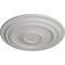 Ekena Millwork Traditional Ceiling Medallion (Fits Canopies up to 5 1/2"), 24 3/8"OD x 1 1/2"P, Ultra Pure White CM24TRUWF - alternate 2